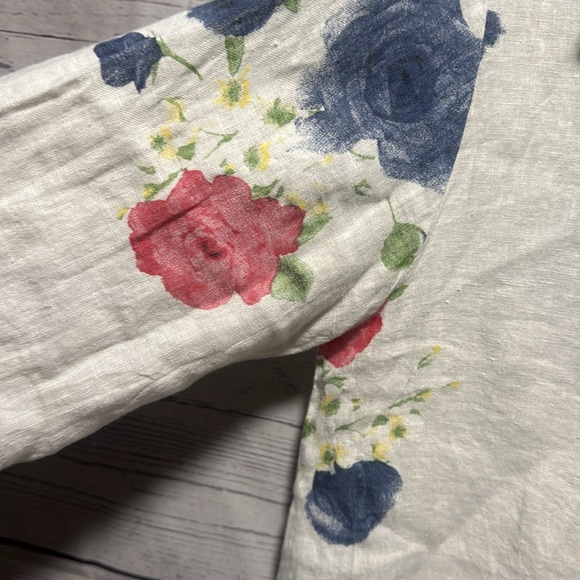 Meo Meli 100%linen buttondown shirt - Picture 4 of 6